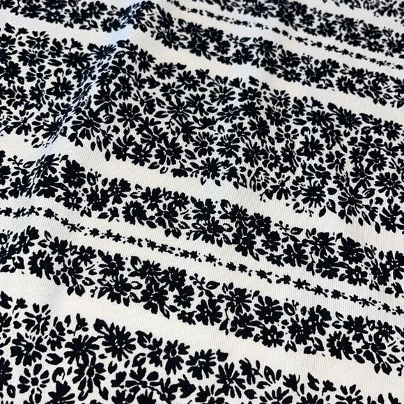 J. Jill Wearever Collection Cap Sleeve Raglan Soft Women's Size XLarge Black Flo - Picture 3 of 7